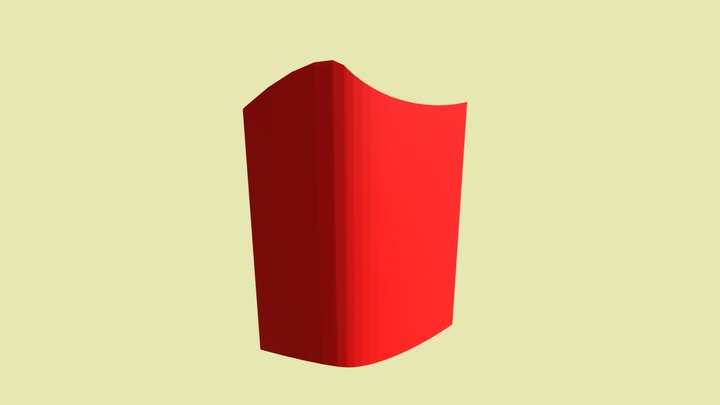 五邊形+心形 - 1080318-1個-加顏色 3D Model