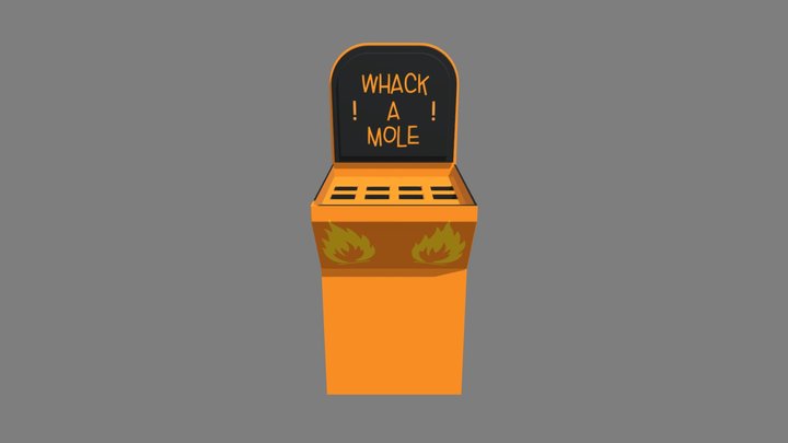 Whack 'A' Mole Machine 3D Model