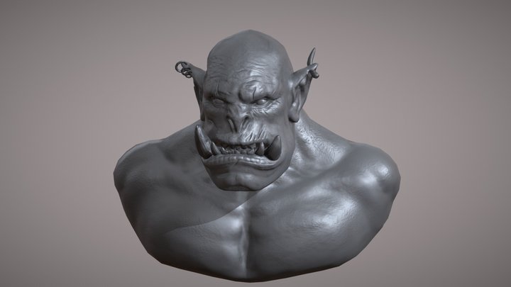 Orc warrior 3D Model