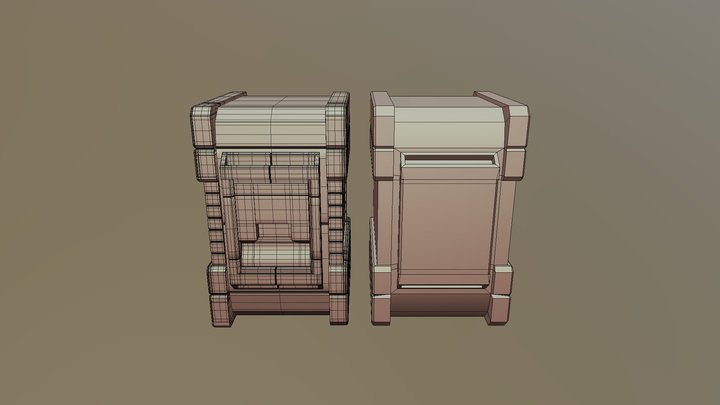 ContainerScify_HighP_LowP 3D Model