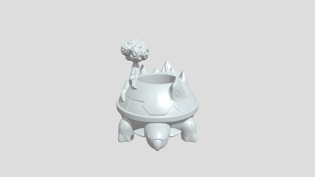 Turtle-shaped incense burner