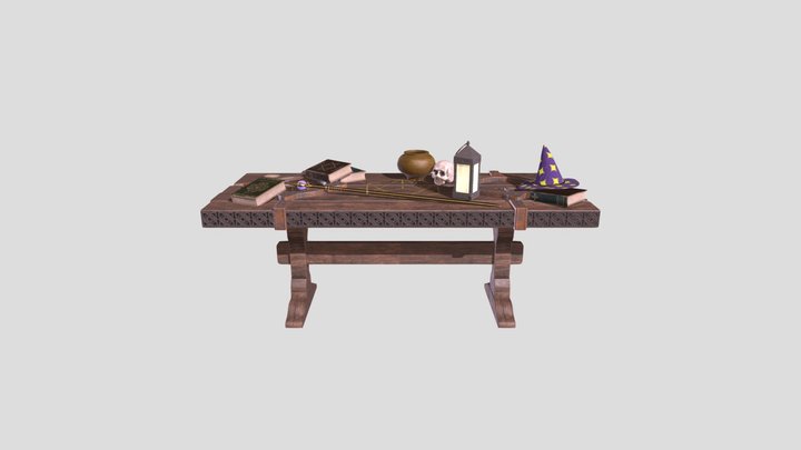 Wizard's Table 3D Model