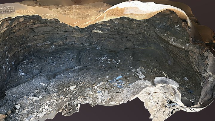 The Cairns Broch. Cell A5 - Interior view 3D Model