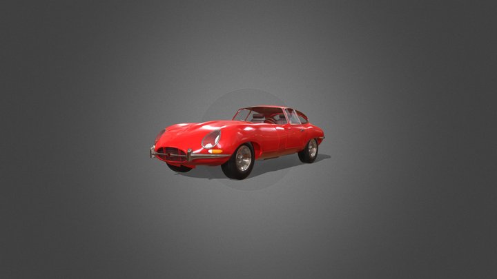 Jaguar E Type 1961 3D Model