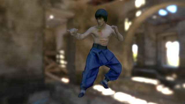 Bruce Lee Figure01 3D Model