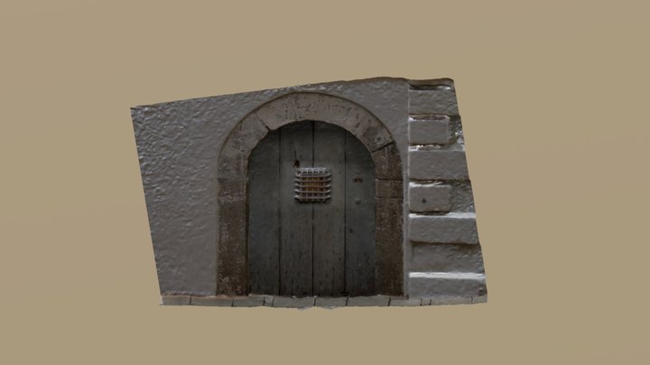 Old Door in Jakarta History Museum 3D Model