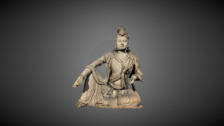 The bodhisattva Avalokiteshvara (Guanyin) 3D Model