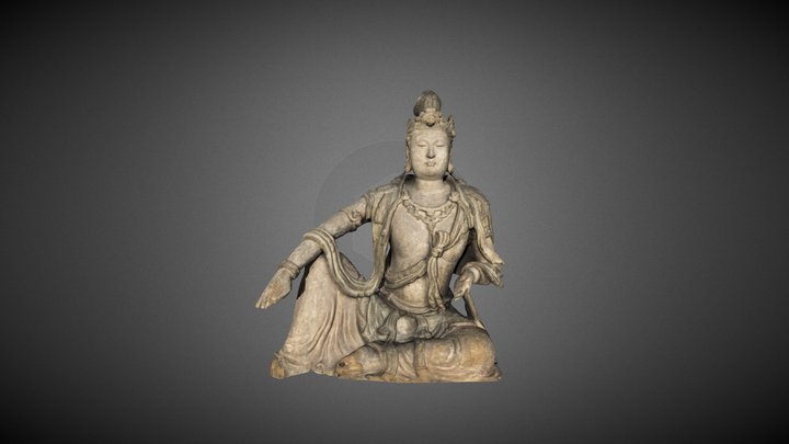 The bodhisattva Avalokiteshvara (Guanyin) 3D Model