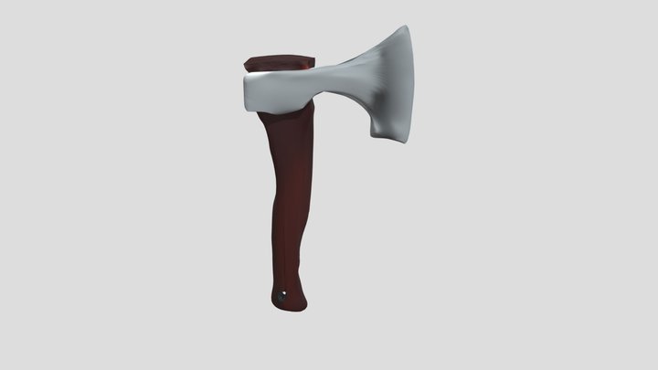 wooden axe 3D Model