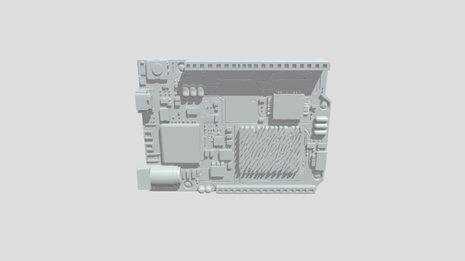 Arduino Uno R4 WiFi development board - 3D model by Xenchiiiii [ba5ea96 ...