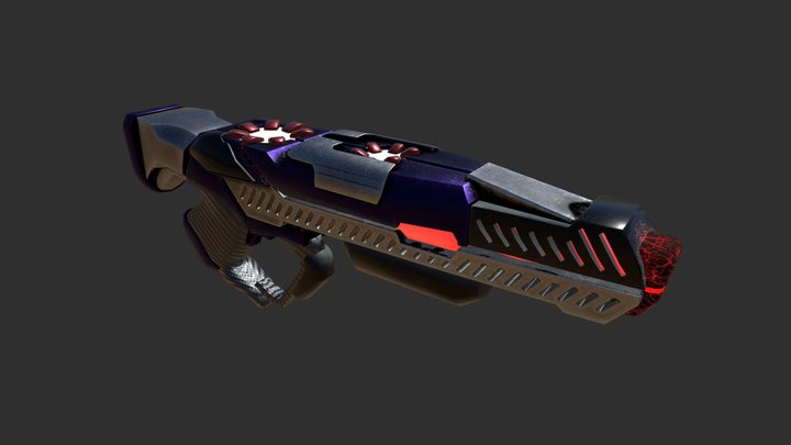 Lightning gun 3D Model