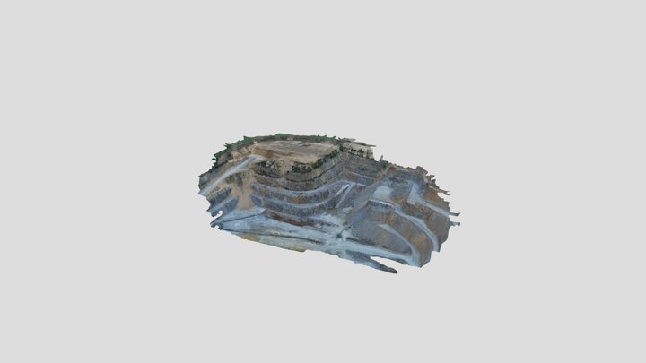 Quarry_simplified_3d_mesh 3D Model