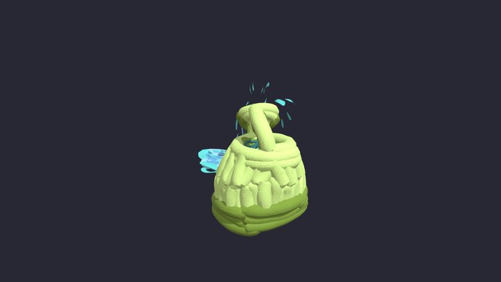 Watering Can Drawing – Free 3D Model STL