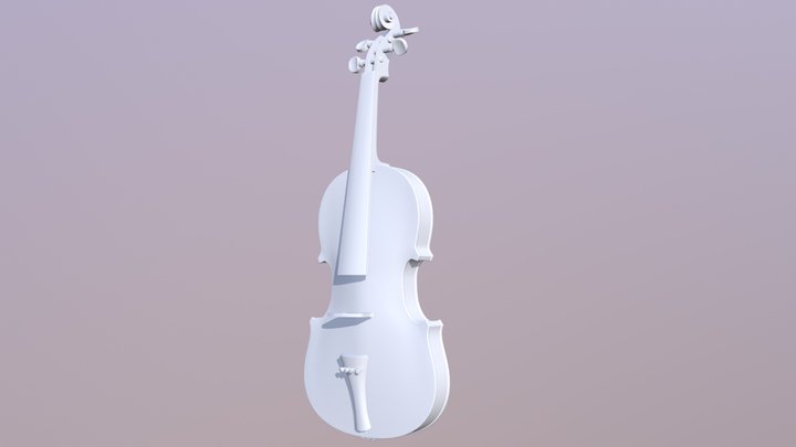 Violin High 3D Model
