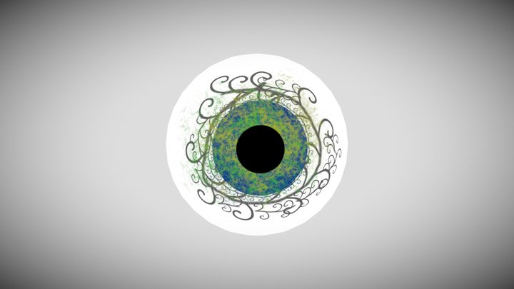 Psychedelic Eye 3D Model