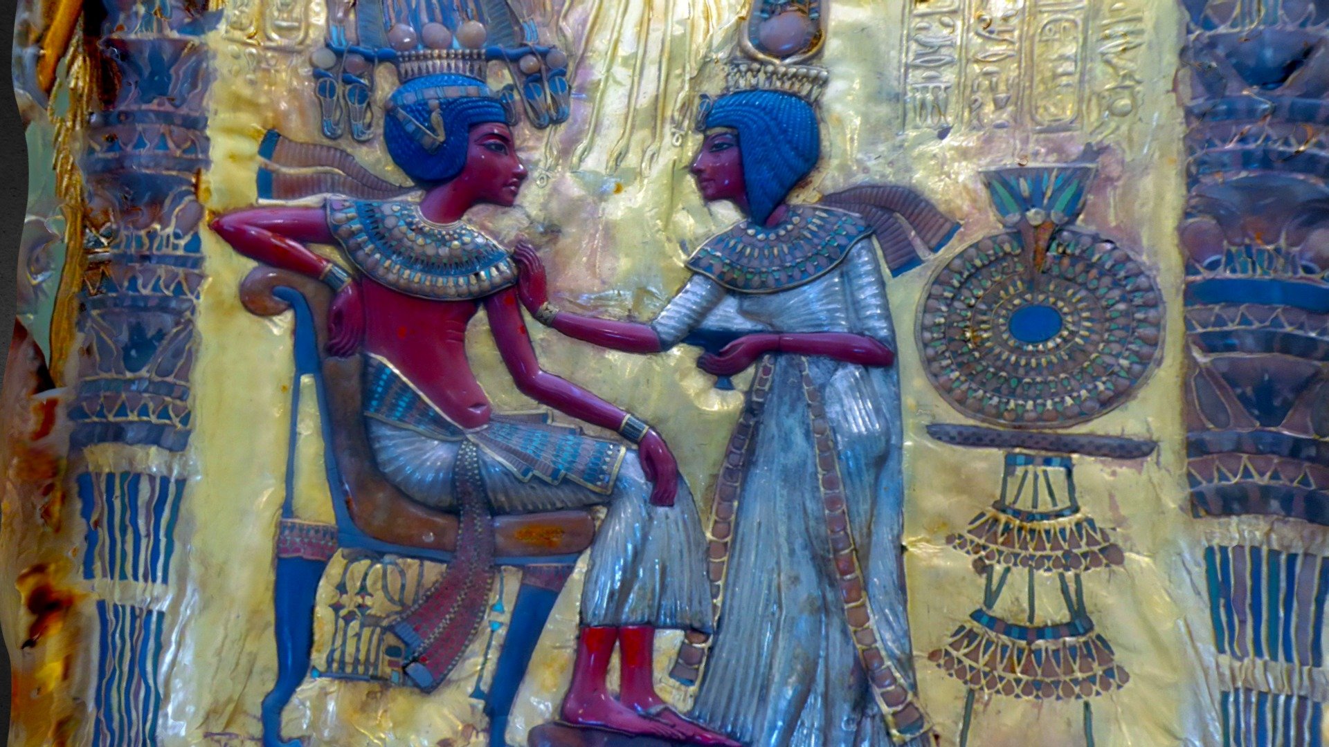 Detail of the Throne of Tutankhamun