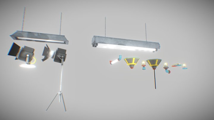 Project Playtime: Lights Lamp 3D Model