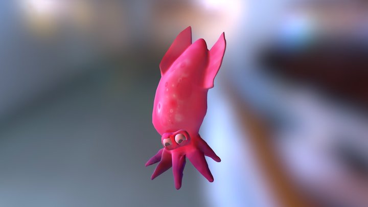 Squid Sketchfab 3D Model