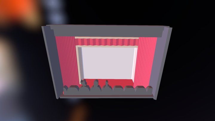 mystery_science_movie_theatre_iphone_theater_2 ( 3D Model