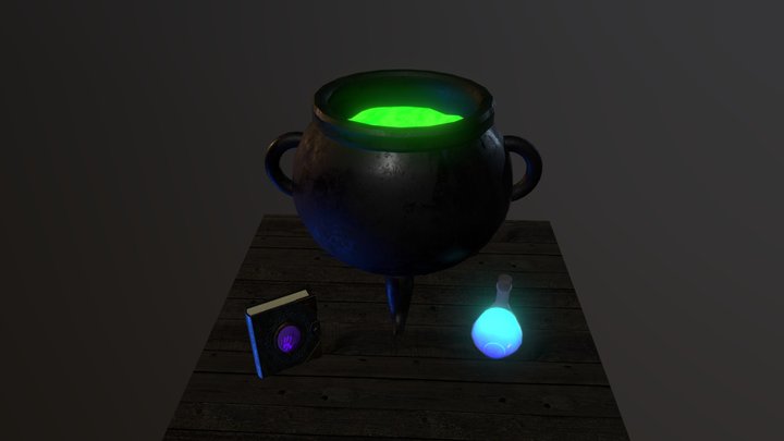 Witch props 3D Model