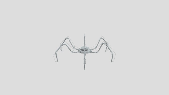 Robot Spider 3D Model
