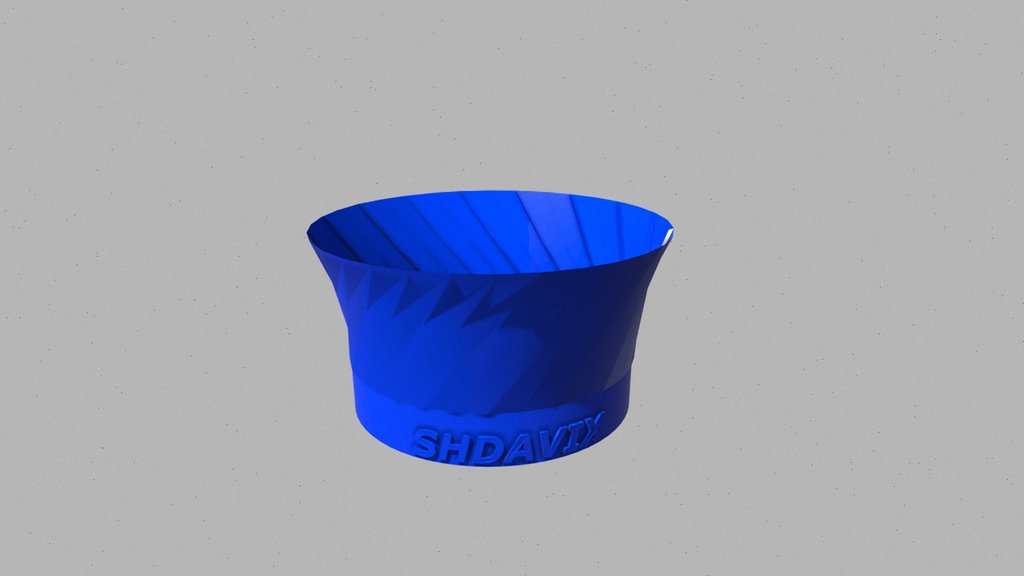 3D-printable intake cone for air filter box