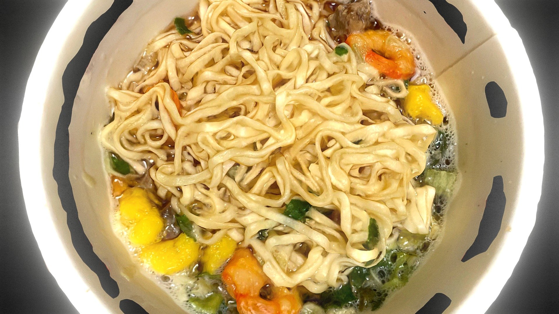 Cup Noodles scans with iPhone12 Pro