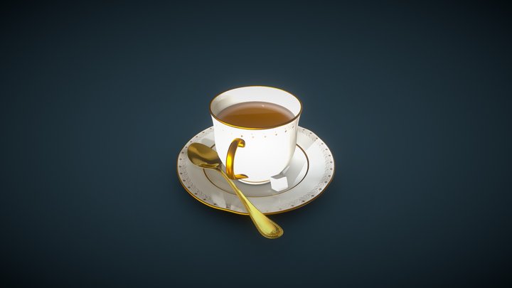 Cup Of Tea 3D Model