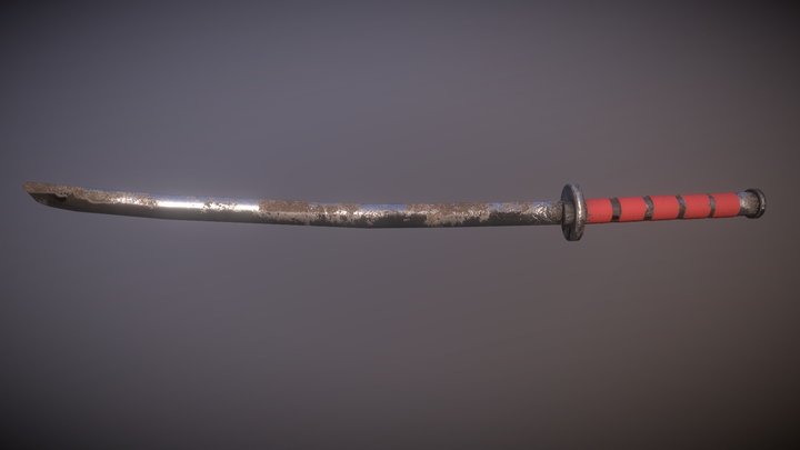 RustyKatana by EvolveGames 3D Model