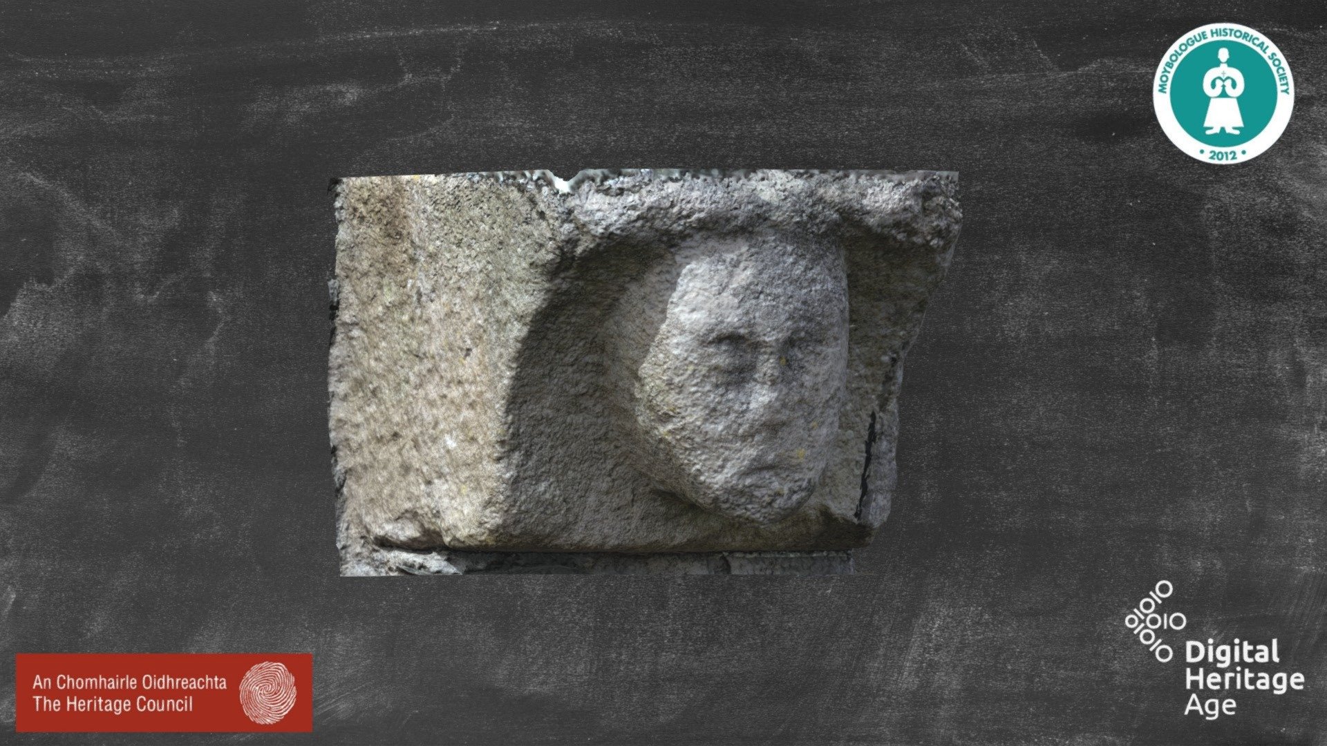 Medieval Carved Head - Gallon.