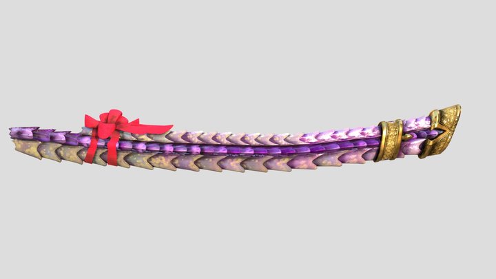 MHW Mods - Mizutsune Scabbard Tamonowo 3D Model