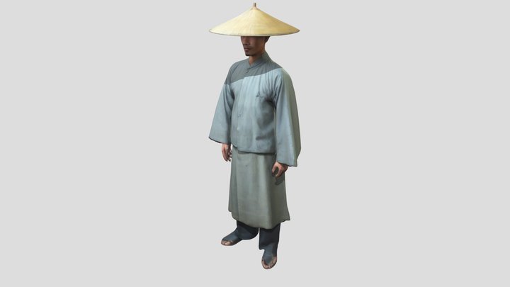 Vietnamese Man 3D Model
