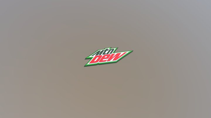 mtndew Logo 3D Model