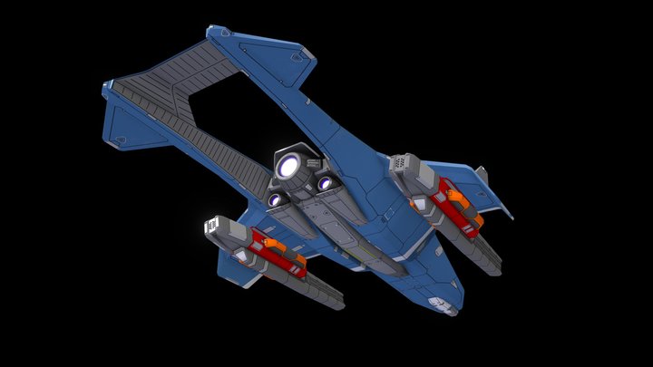 Bomber Concept 3D Model