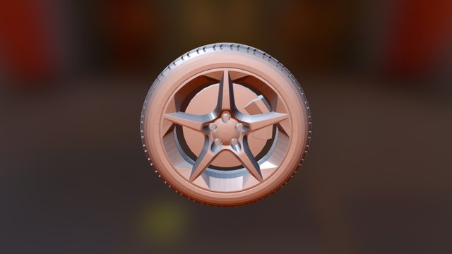 Tier Rim Number 63 3D Model