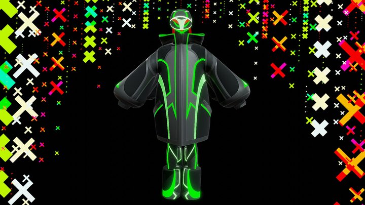 Timeline Jumpers - Wuzei Jacket - Full Outfit 3D Model