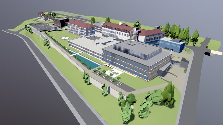 Spital Mannedorf 3D Model