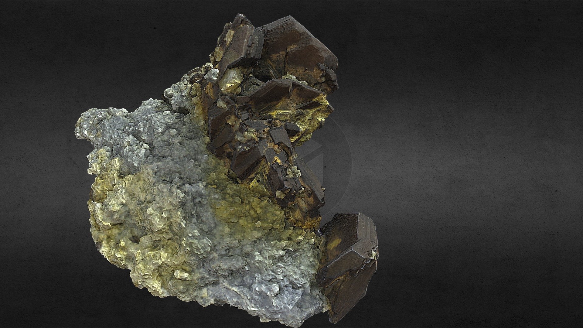 Pirrotita  12,0 x 9,0 x 6,0 cm — Sketchfab embed 3D viewer