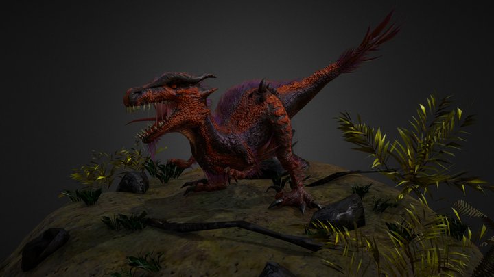 Hybrid Velociraptor 3D Model