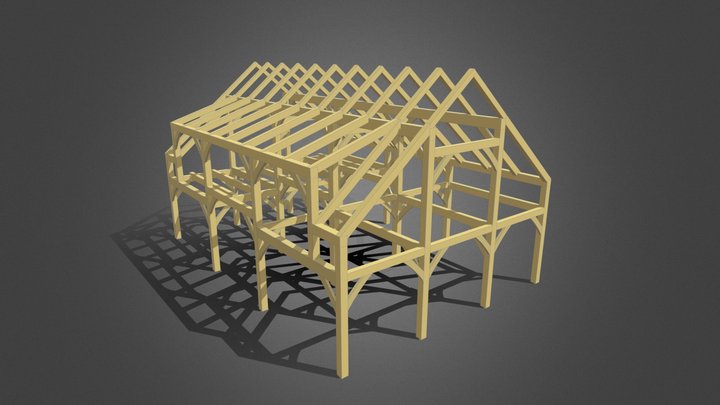 Small Barn aug7 3D Model