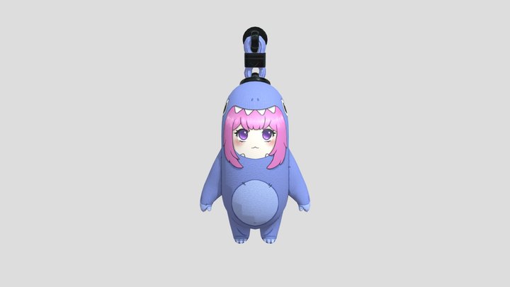 DinoGirl (BLUE) 3D Model