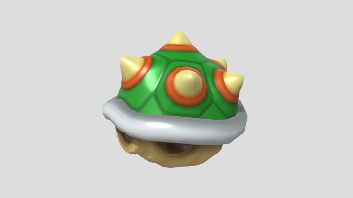 Bowser Jr Shell - Super Mario Bros Wonder 3D Model