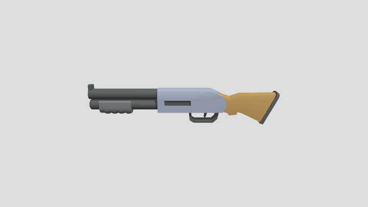 animal company Shotgun 3D Model