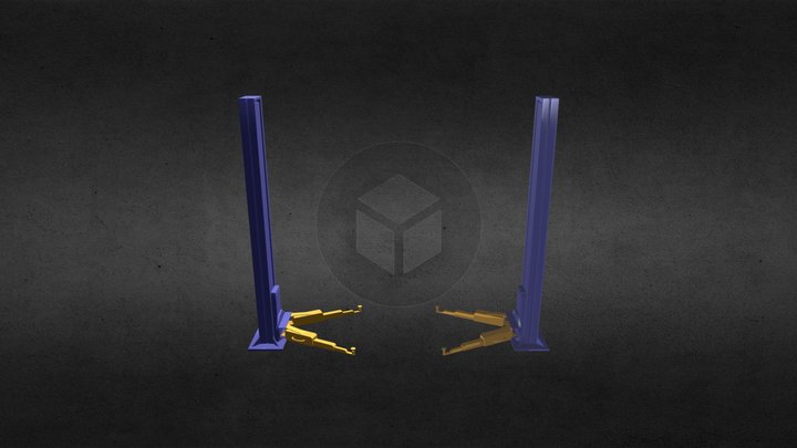 Car lift 3D Model