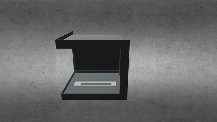 Bio-Fireplace without chimney AF-67 3D Model