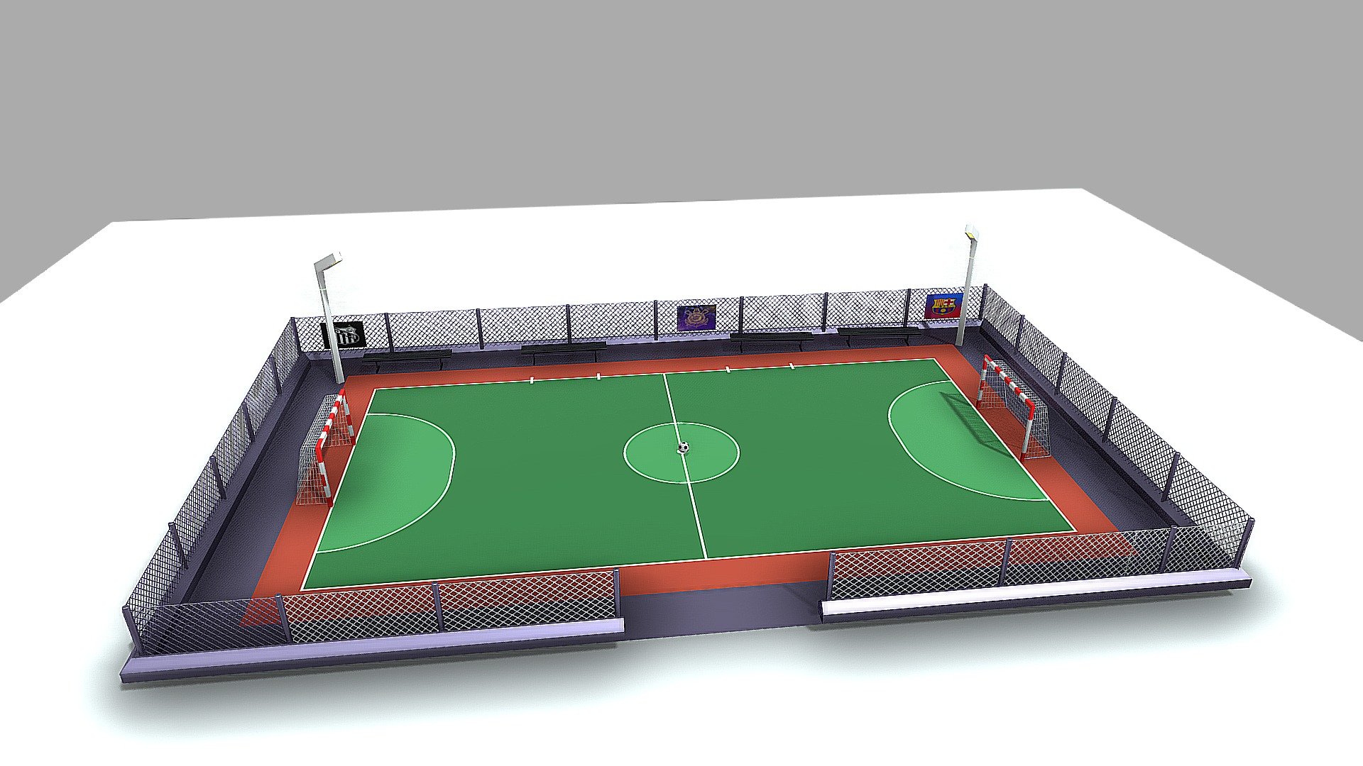 football field street Buy Royalty Free 3D model by uriel_desing