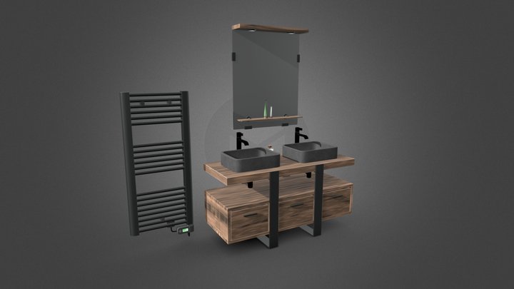 Bathroom furnitures 3D Model