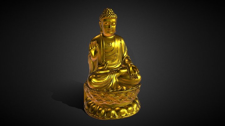 Buddha statue 3D Model