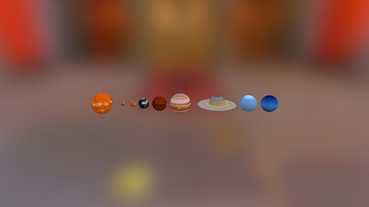 Planetas 3D Model