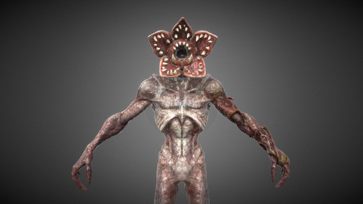Demogorgon (Stranger Things) Re-Textured 3D Model